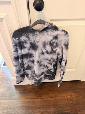 lululemon athletica Tie-Dye Black & White Hoodie